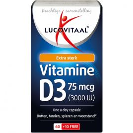 rok Cumulatief demonstratie Lucovitaal Vitamine D3 forte 75 mcg one per day caps Order Online |  Worldwide Delivery
