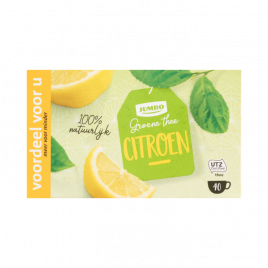 hotel Onaangenaam patroon Jumbo Groene citroen thee voordeelverpakking Online Kopen | Wereldwijde  Levering
