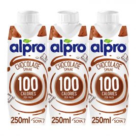 Alpro 100 Kcal chocolate Order soy Worldwide 3-pack drink Delivery | Online