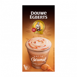 maagpijn staking Wereldwijd Douwe Egberts Latte caramel instant coffee Order Online | Worldwide Delivery