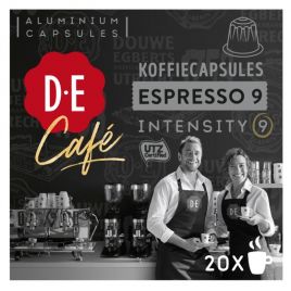 Elementair Tablet Claire Douwe Egberts Cafe espresso 9 coffee cups Order Online | Worldwide Delivery