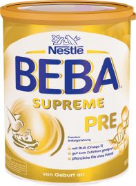 Nestle Beba Supreme Follow On Milk Pre Baby Formula From 0 Months Order Online Worldwide Delivery