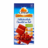 Cereal Gluten free and lactose free milk chocolate with hazelnut bar