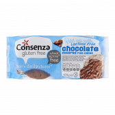 Consenza Gluten free and lactose free rice waffles with chocolate