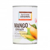Fair Trade Original Mango slices on light syrup