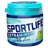 Sportlife Extramint sugar free chewing gum jar large