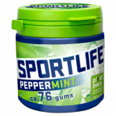 Sportlife Peppermint sugar free chewing gum jar