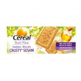 Cereal Crusty sesame fibre cookies