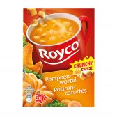 Royco Crunchy pumpkin-carrot soup with cheese