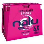 Nalu Fruity energizer passion lemonade 6-pack