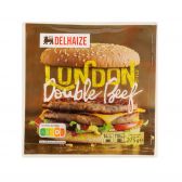 Delhaize London double beef burger (at your own risk, no refunds applicable)
