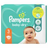 Pampers Baby dry maat 3 luiers (vanaf 6 kg tot 10 kg)