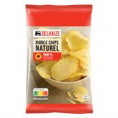 Delhaize Zoute ribbel chips