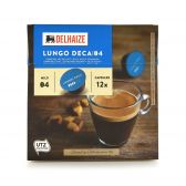 Delhaize Decaf lungo coffee caps