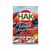 Hak Taart en vlaaifruit bosvruchten