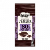 Nestle L'atelier 80% dark chocolate bar