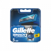 Gillette Mach 3 turbo razor blades refill small
