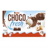 Kinder Cookies chocolate fresh with chocolate, milk and hazelnuts