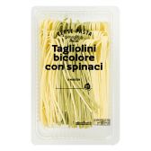 Albert Heijn Verse tagliolini bicolore con spinaci (voor uw eigen risico, geen restitutie mogelijk)