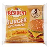 President Burger gourmand au cheddar (at your own risk)