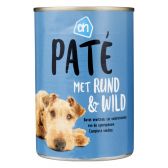 Albert Heijn Beef-wild pate for dogs