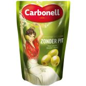 Carbonell Green olives without seeds small