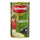 Carbonell Black olives without seeds