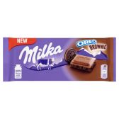 Milka Oreo brownie chocolate tablet