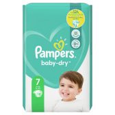 Pampers Baby dry size 7 diapers