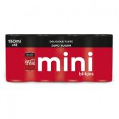 Coca Cola Suikervrij mini's 12-pack