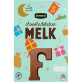 Huismerk (Gwoon of Jumbo) Chocoladeletter Melk F 