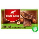 Cote d'Or Chocolate praline with double nuts tablet