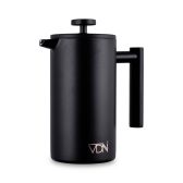 French press Cafetiere - 0.7 L - Verse koffiemaker - Dubbelwandig RVS koffiepers