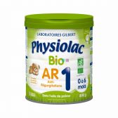 Physiolac Organic anti-reflux AR 1 baby formula (from 0 to 6 months)