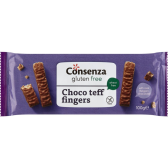 Consenza Gluten free chocolate teff fingers