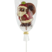 Chocolate Lollipop Santa