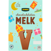 Huismerk (Gwoon of Jumbo) Chocoladeletter Melk V